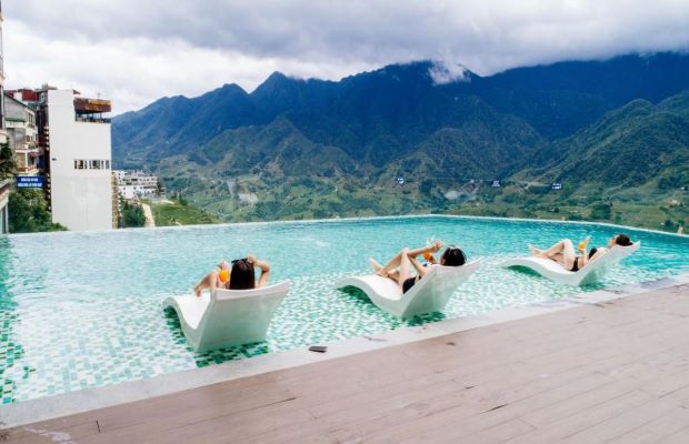 Khách sạn Sapa có hồ bơi cực sang chảnh - Khách Sạn Bamboo Sapa