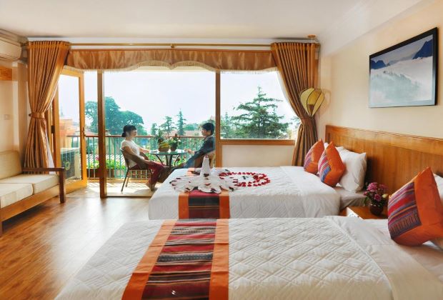 Top 10 khách sạn 3 sao Sapa view đẹp giá rẻ - Khách sạn Panorama Sapa