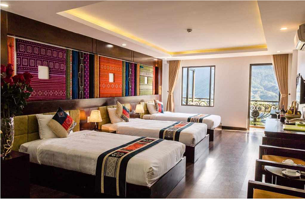 Phòng Deluxe giường đôi tại Mộc Sapa hotel