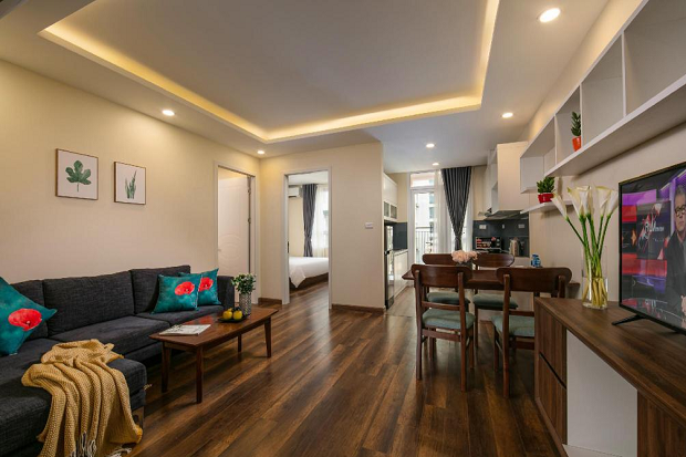 Phòng chung cư 2 phòng ngủ của Paradiso Residence Ha Noi tuyệt đẹp